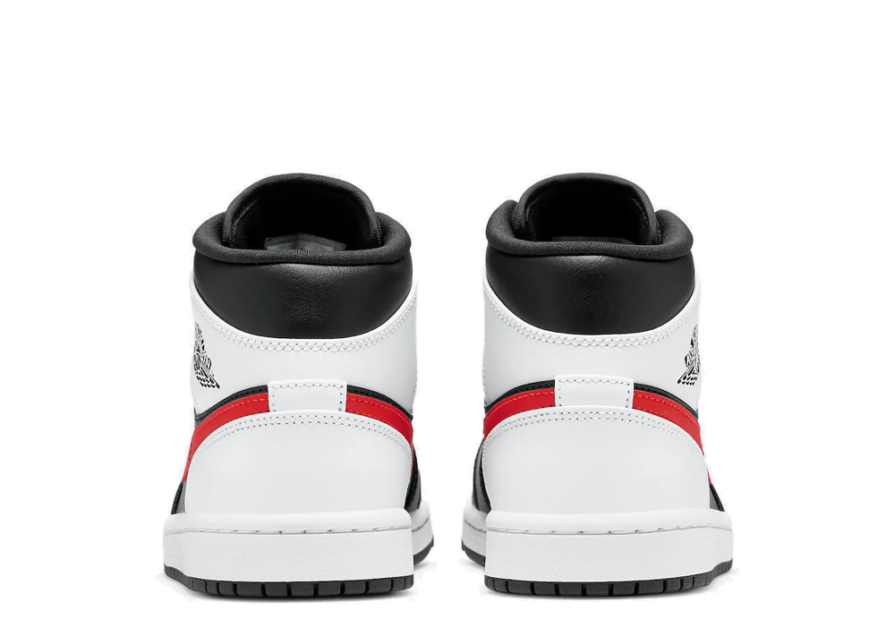 Air Jordan 1 Mid Black Chile Red White - photo 3