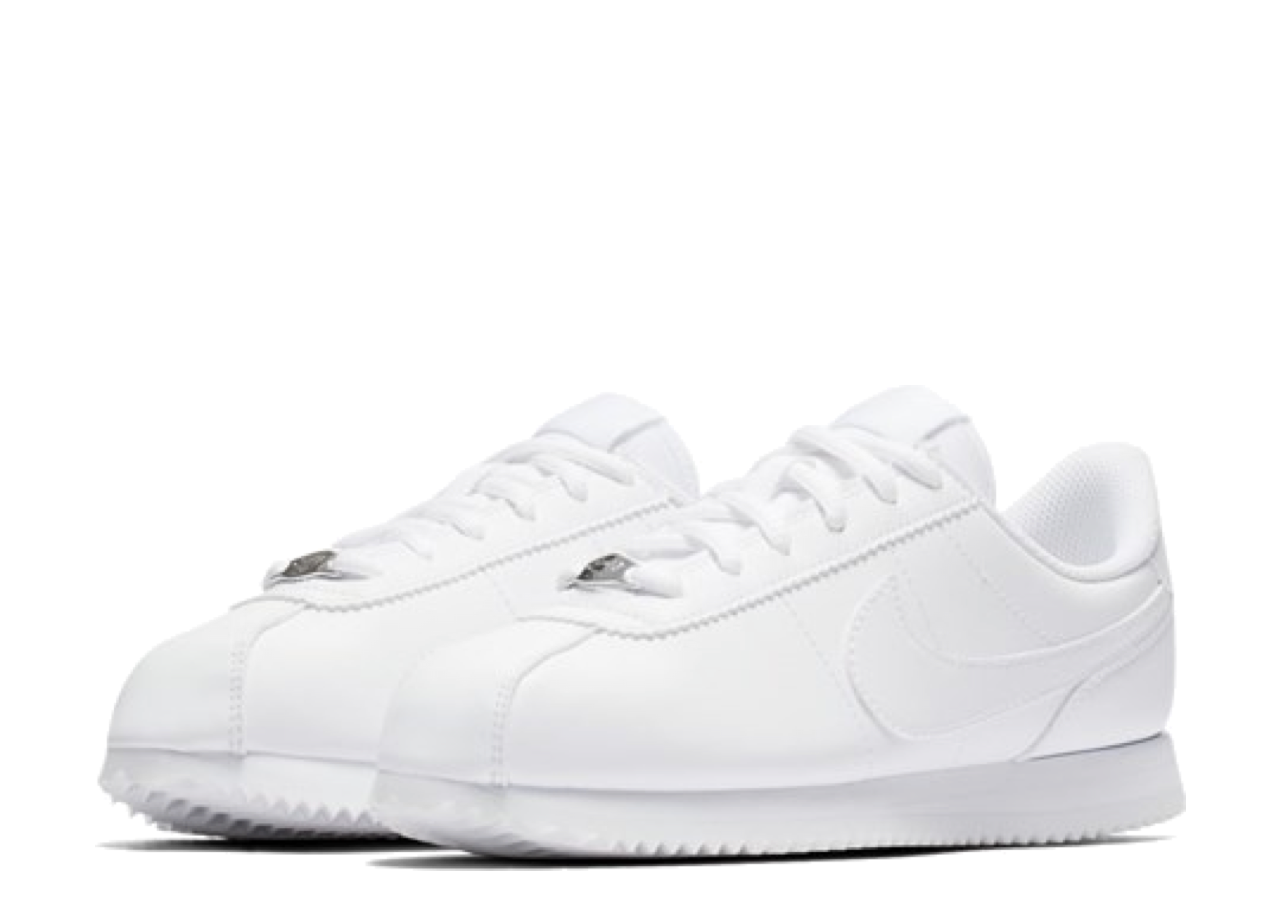 Nike Cortez Basic Triple White (Grade School) - photo 2
