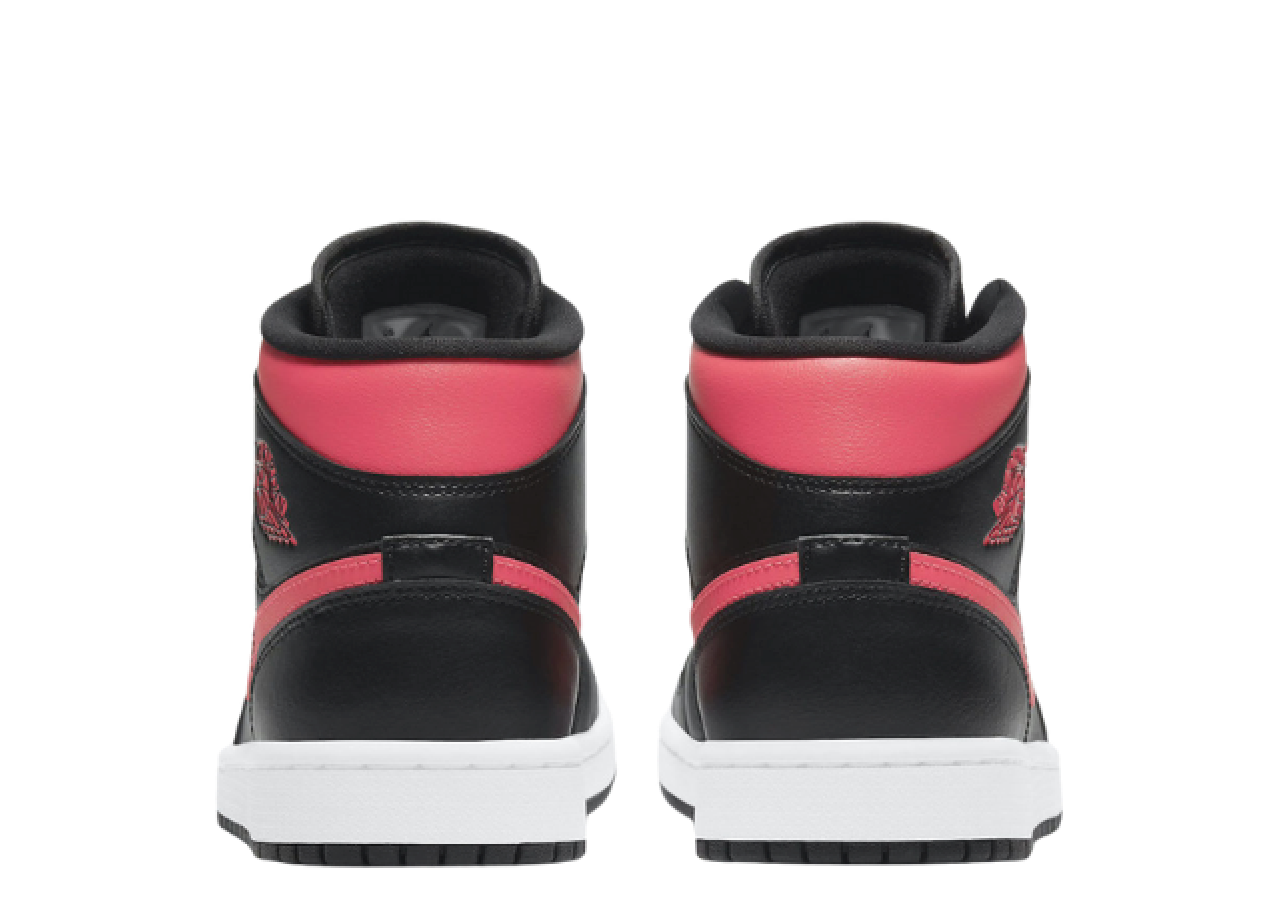 Air Jordan 1 Mid Black Siren Red (Women's) - photo 3