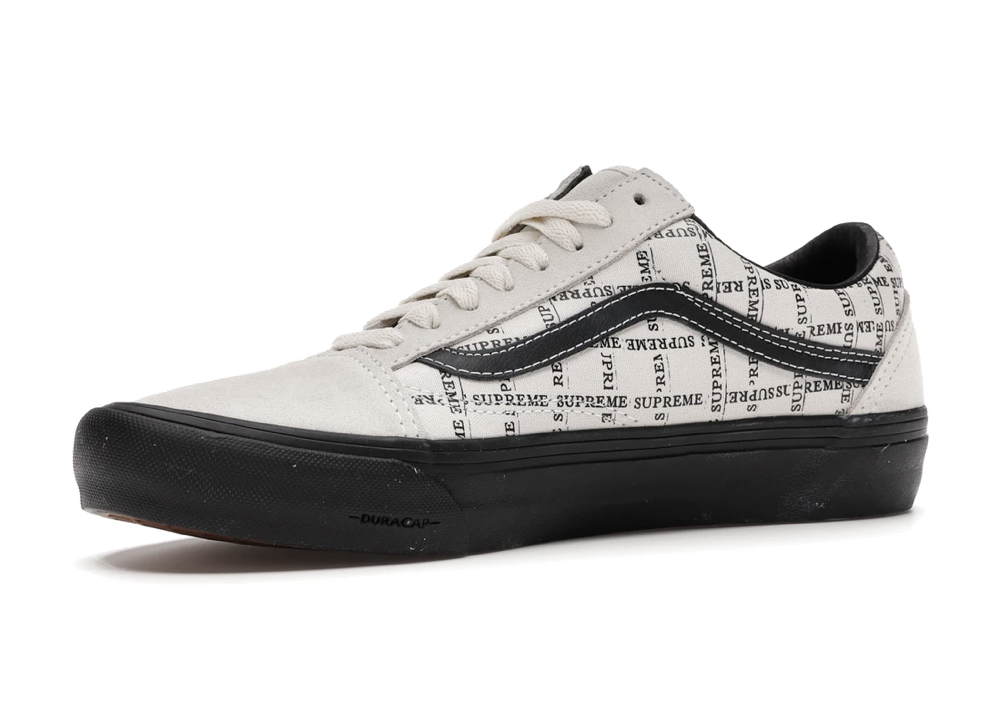Vans Old Skool Supreme Grid White - photo 2