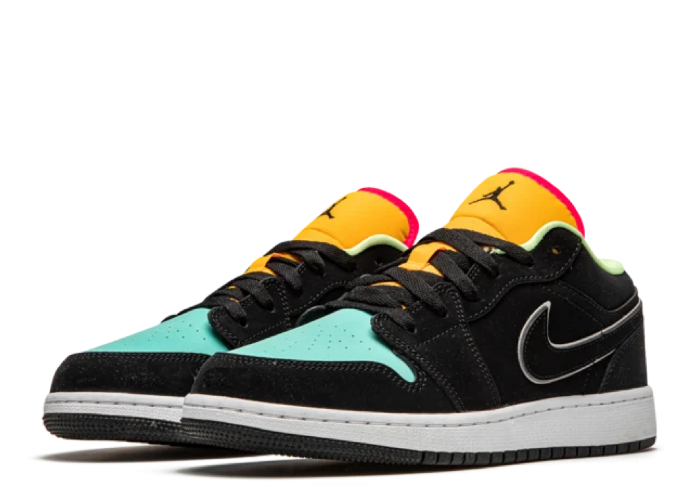 Air Jordan 1 Low SE Aurora Green (Grade School) - photo 2