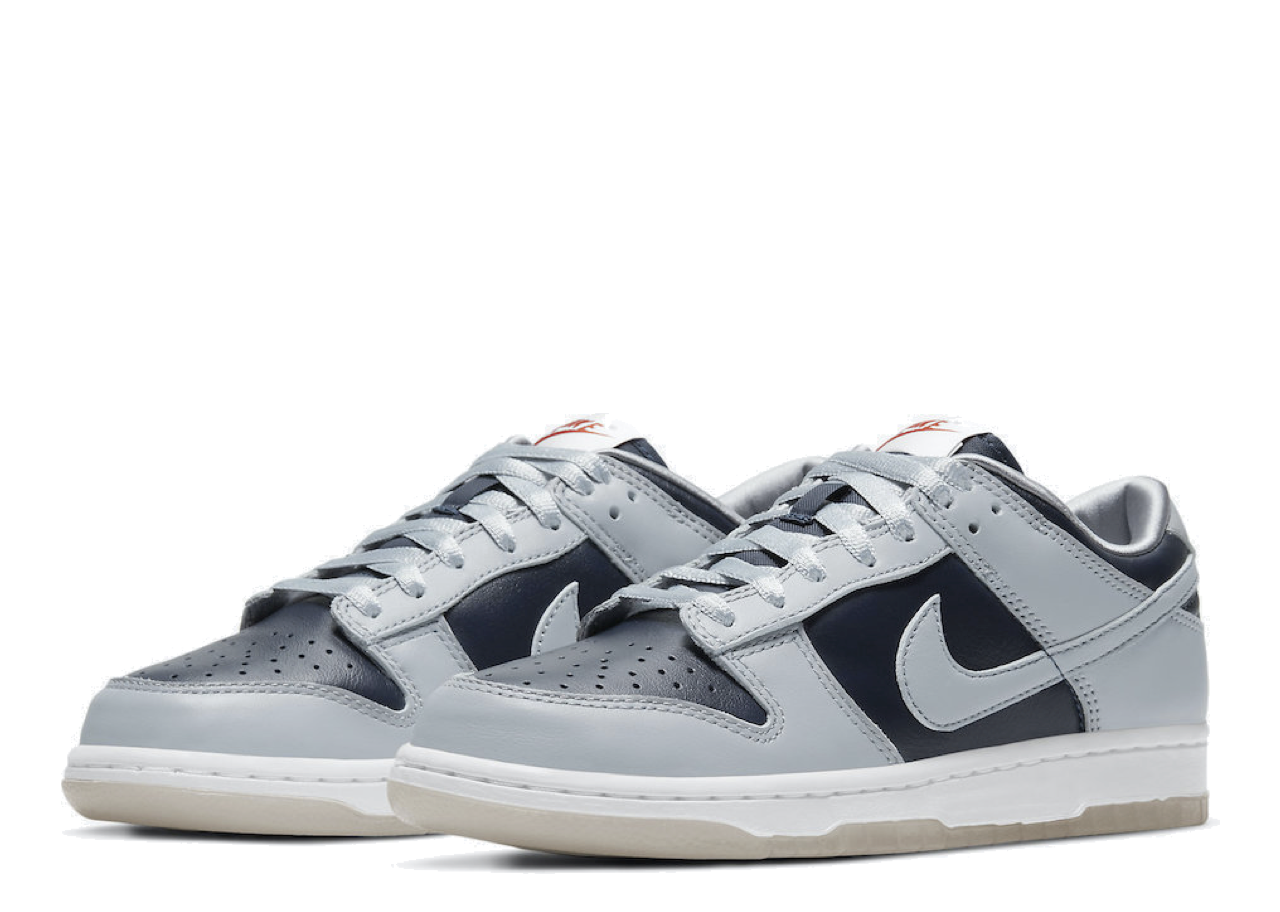 Nike Dunk Low College Navy Grey (Women's) - photo 2