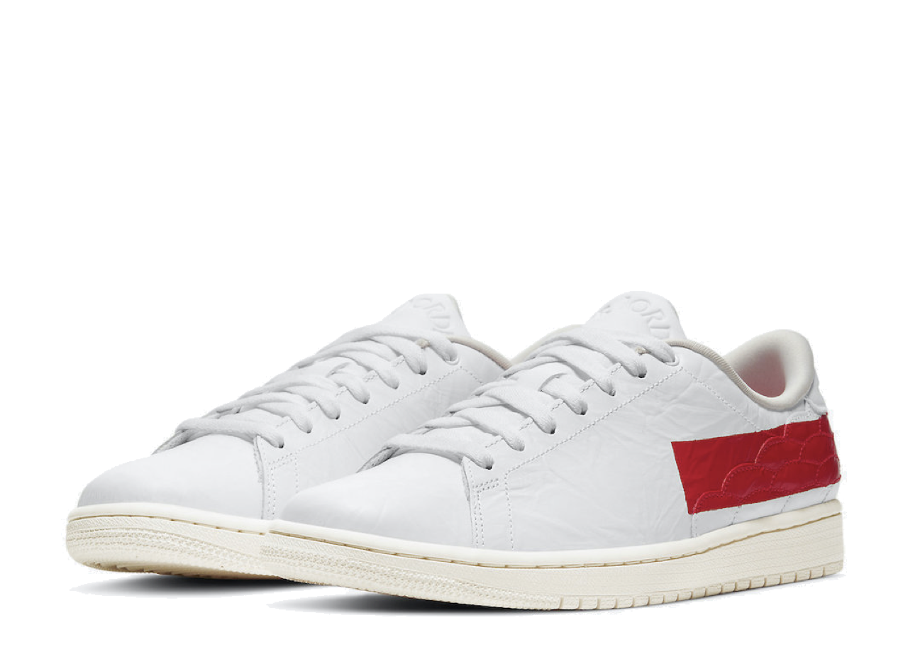 Air Jordan 1 Centre Court White University Red - photo 2