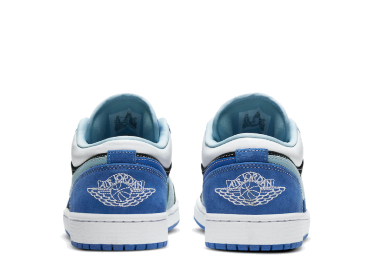 Air Jordan 1 Low Black Racer Blue - photo 3
