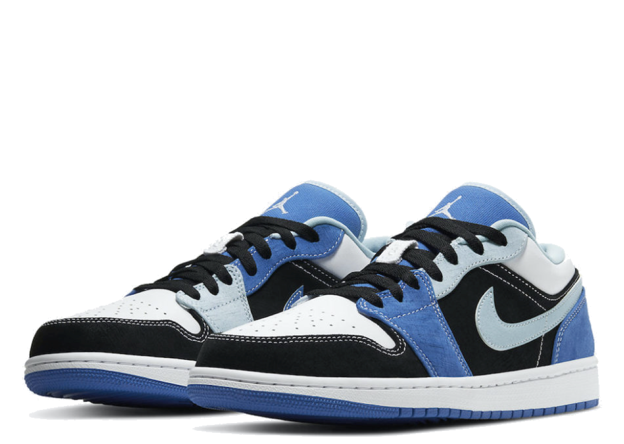 Air Jordan 1 Low Black Racer Blue - photo 2