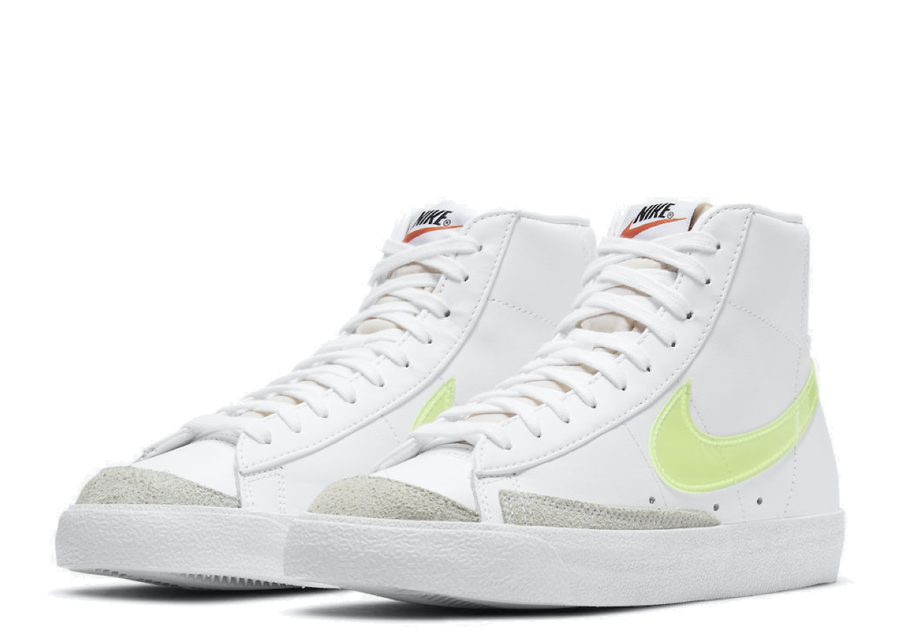 Nike Blazer Mid 77 Essential White Orange Volt (Women's) - photo 2