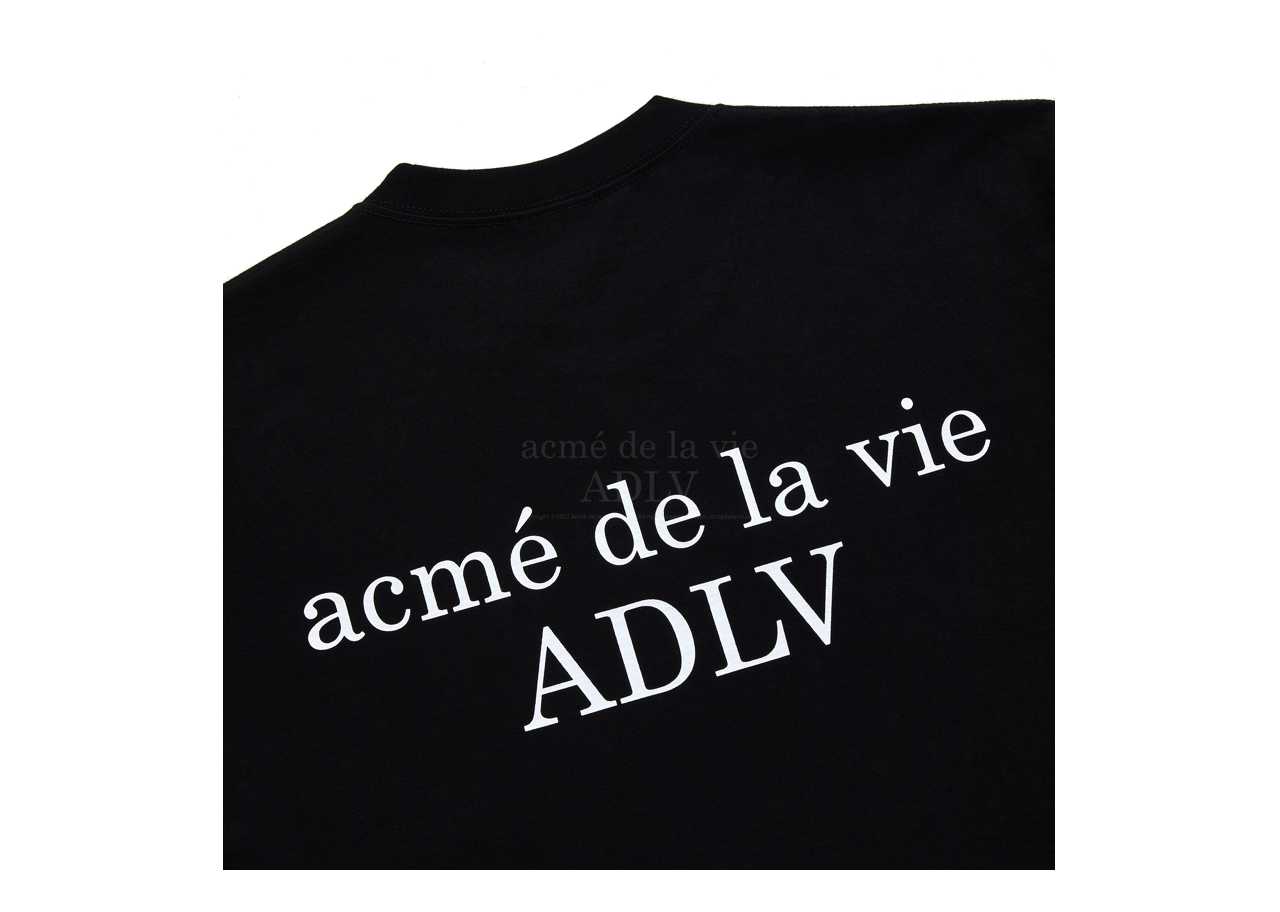 Acme De La Vie Baby Face Short Sleeve T-Shirt Black Astronaut - photo 4