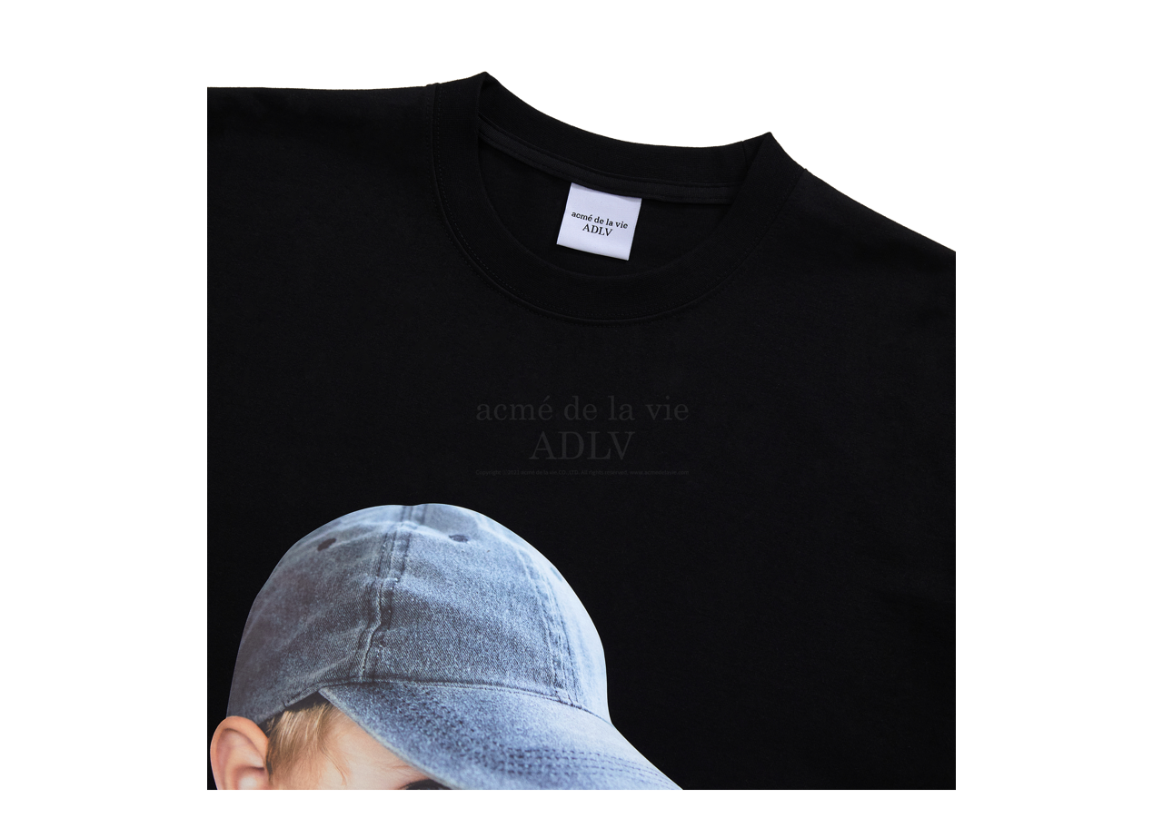 Acme De La Vie Baby Face Cap Boy T-shirt Black - photo 4