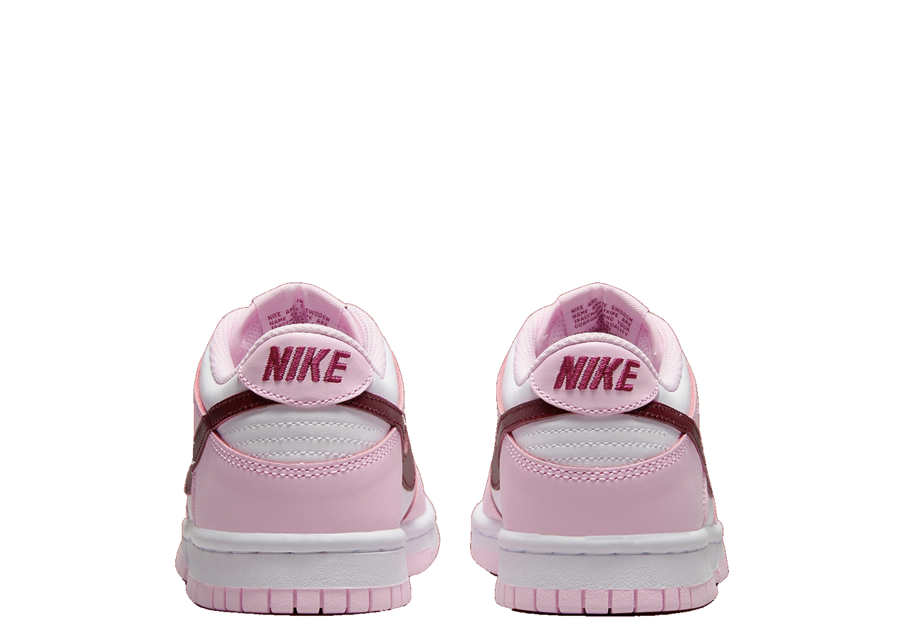 Nike Dunk Low Pink Red White (Toddler) - photo 3