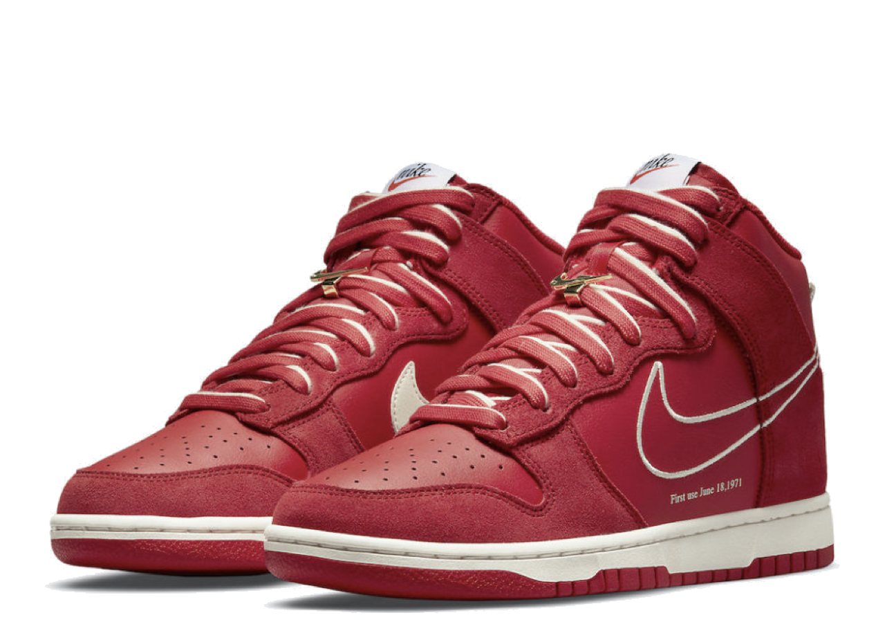Nike Dunk High First Use Red - photo 2