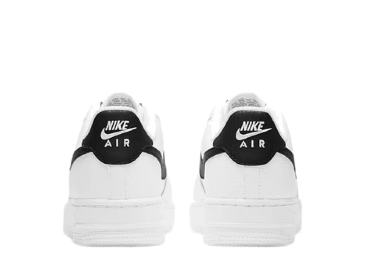 Nike Air Force 1 Low White Black (Grade School) - photo 3