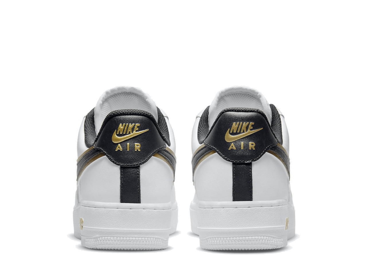 Nike Air Force 1 Low '07 LV8 Double Swoosh White Metallic Gold - photo 3