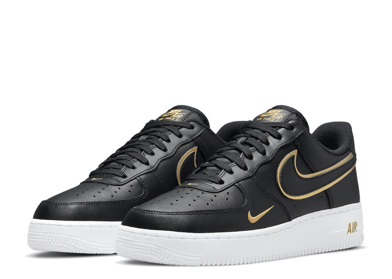 Nike Air Force 1 Low '07 LV8 Black Metallic Gold - photo 2