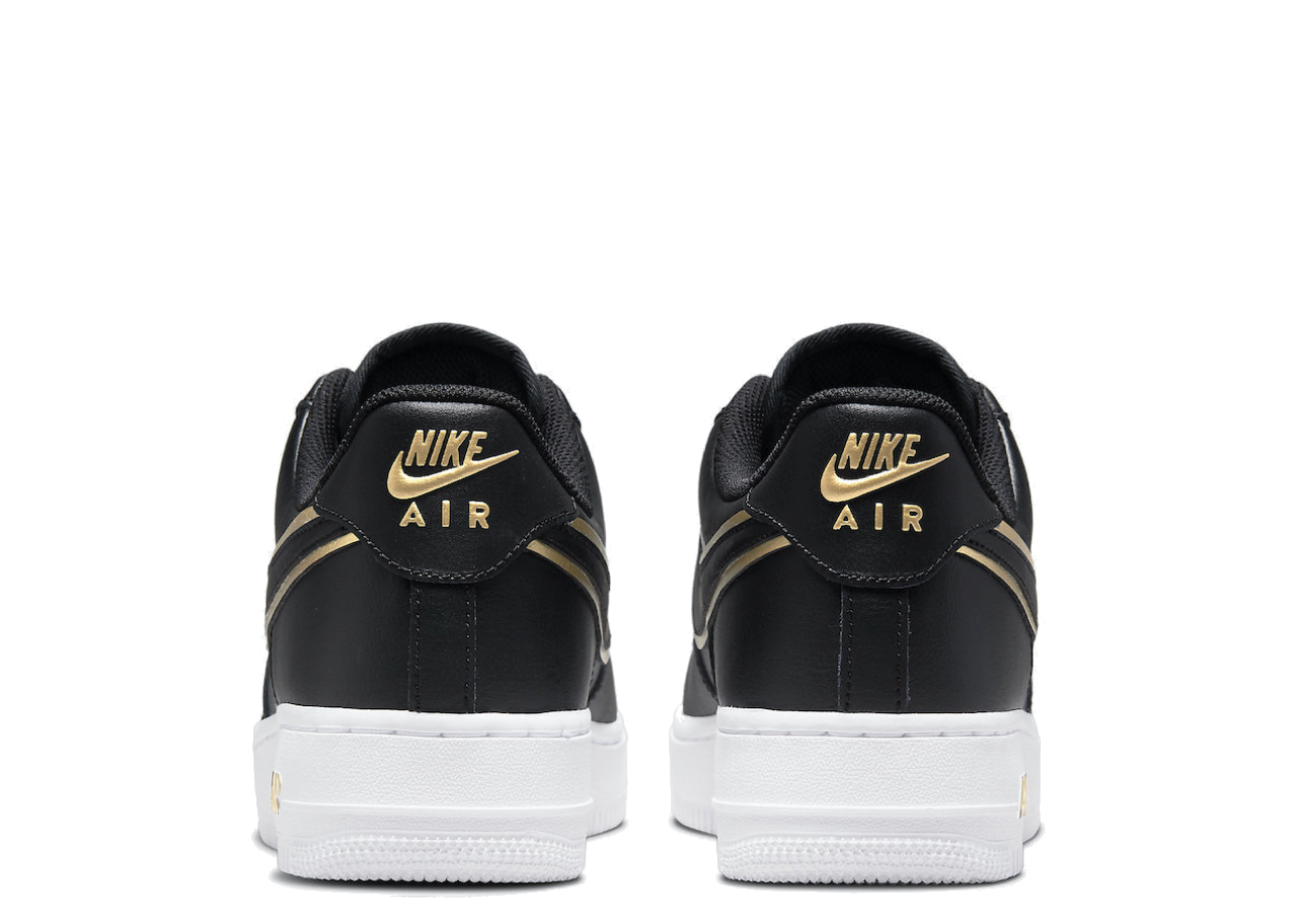 Nike Air Force 1 Low '07 LV8 Black Metallic Gold - photo 3