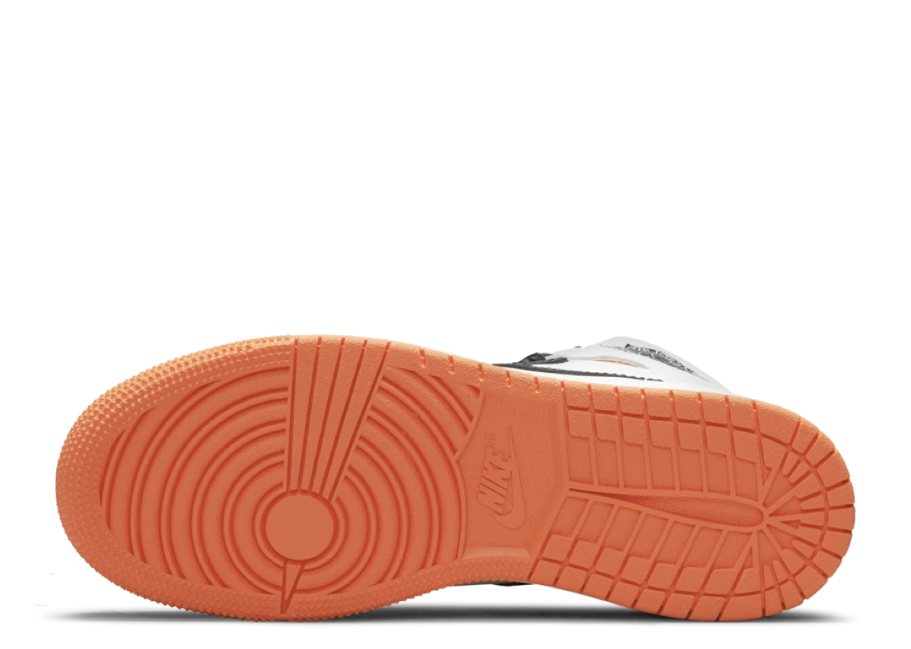 Air Jordan 1 High OG Electro Orange (Grade School) - photo 4