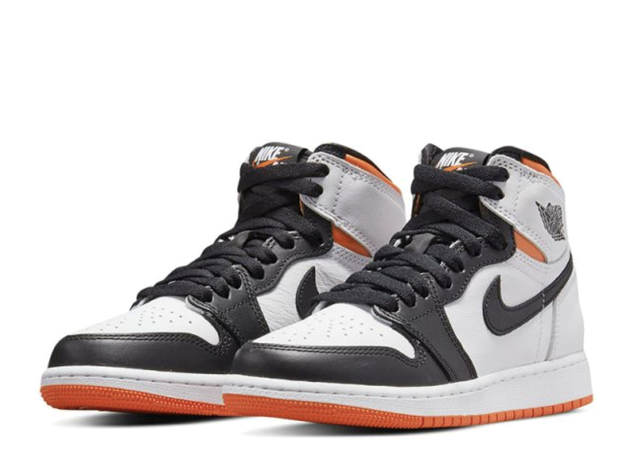 Air Jordan 1 High OG Electro Orange (Grade School) - photo 2