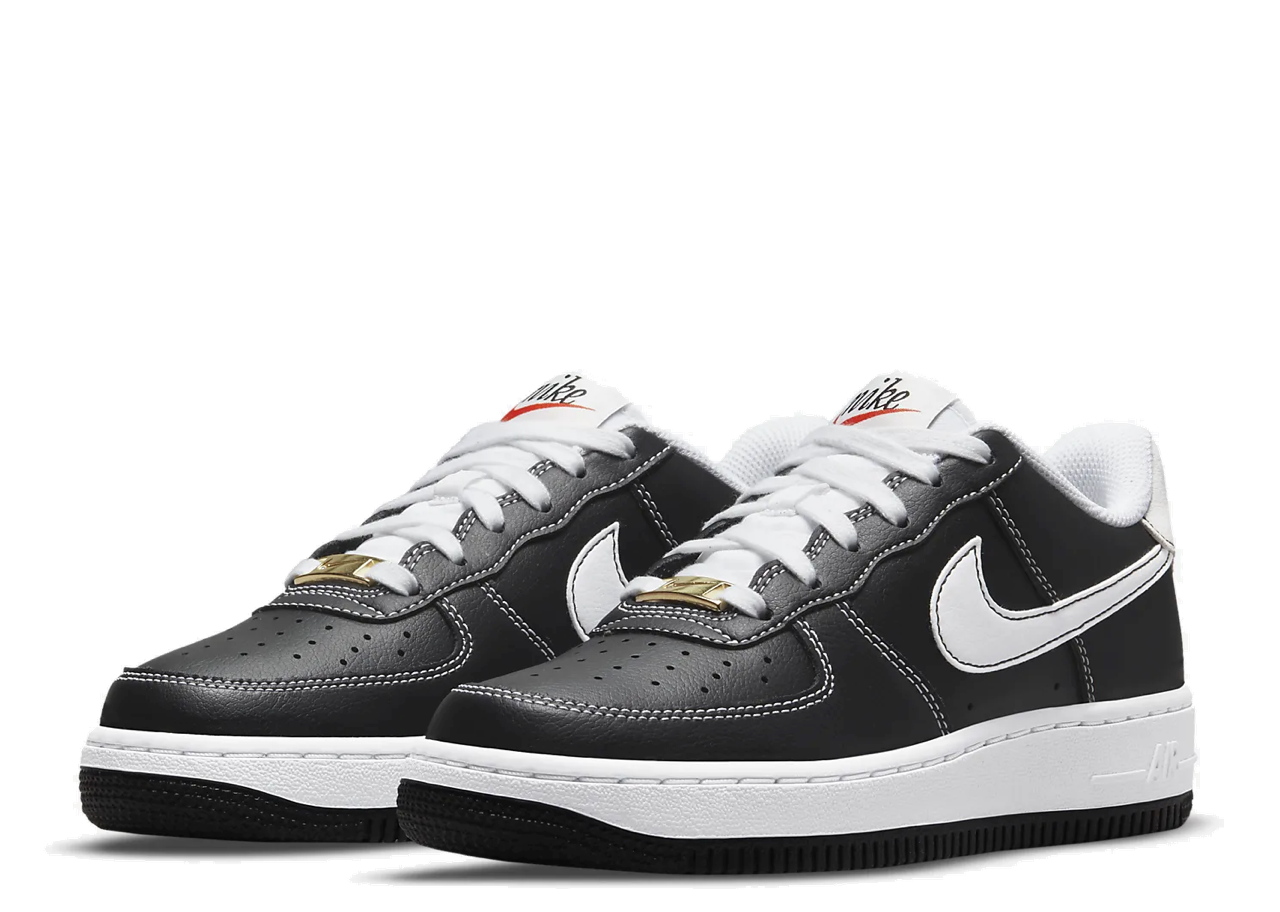 Nike Air Force 1 S50 Black Sail White (Grade School) - photo 2