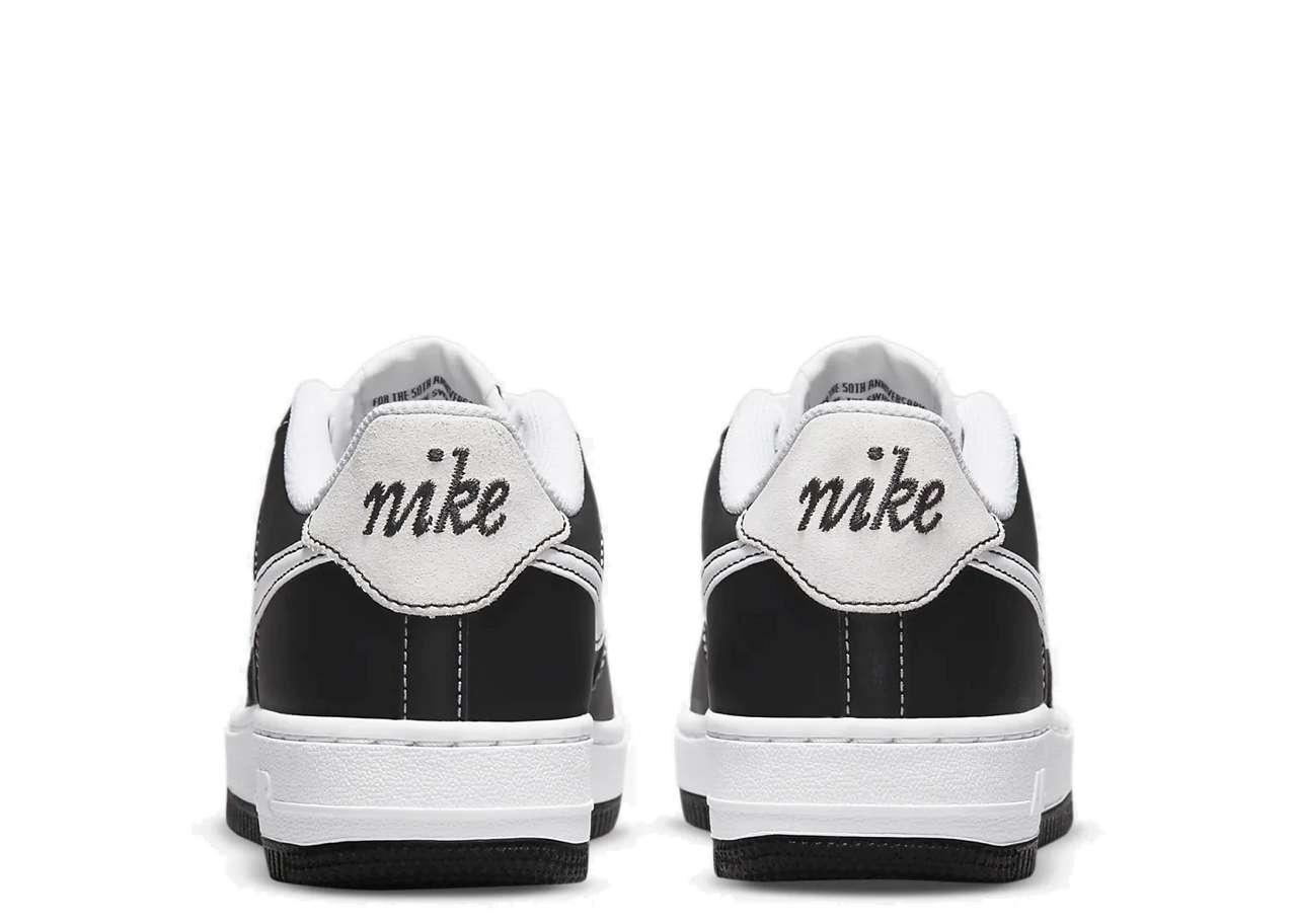 Nike Air Force 1 S50 Black Sail White (Grade School) - photo 3