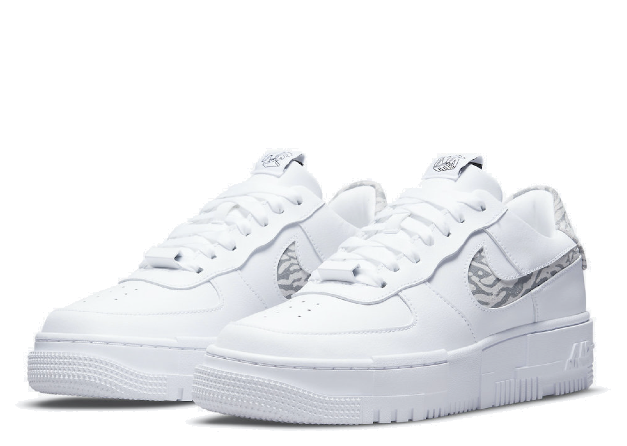 Air Force 1 Pixel Zebra Print (Women's) - photo 2
