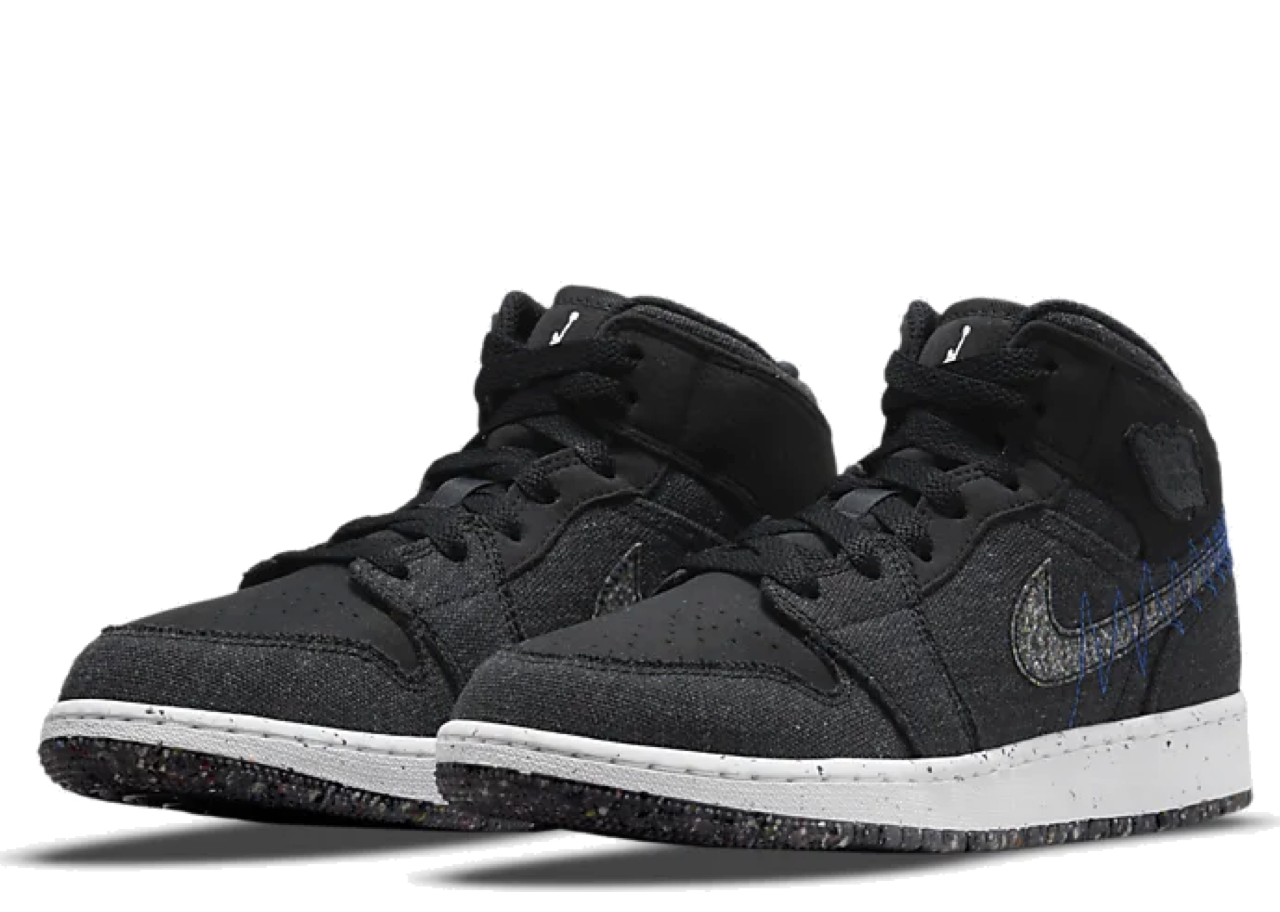 Air Jordan 1 Mid SE Crater Foam (Grade School) - photo 2