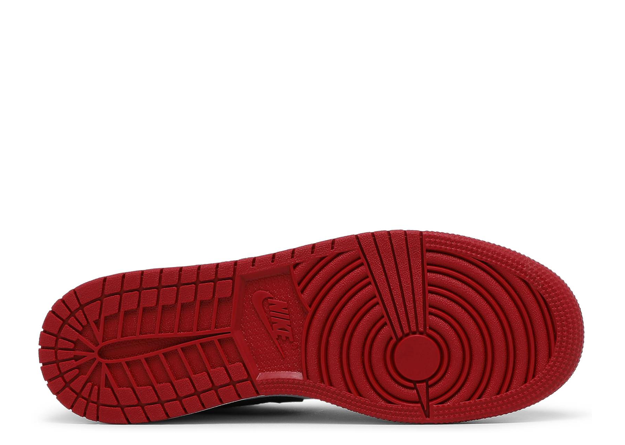 Air Jordan 1 Low White Gym Red (Grade School) - photo 4