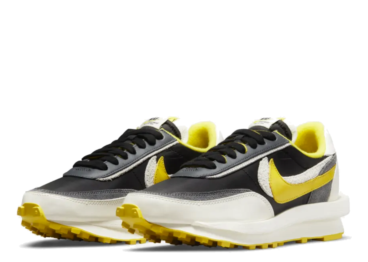 Nike LD Waffle sacai Undercover Black Bright Citron - photo 2