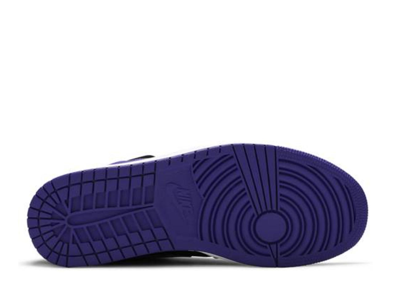Air Jordan 1 Mid Black Dark Concord - photo 4