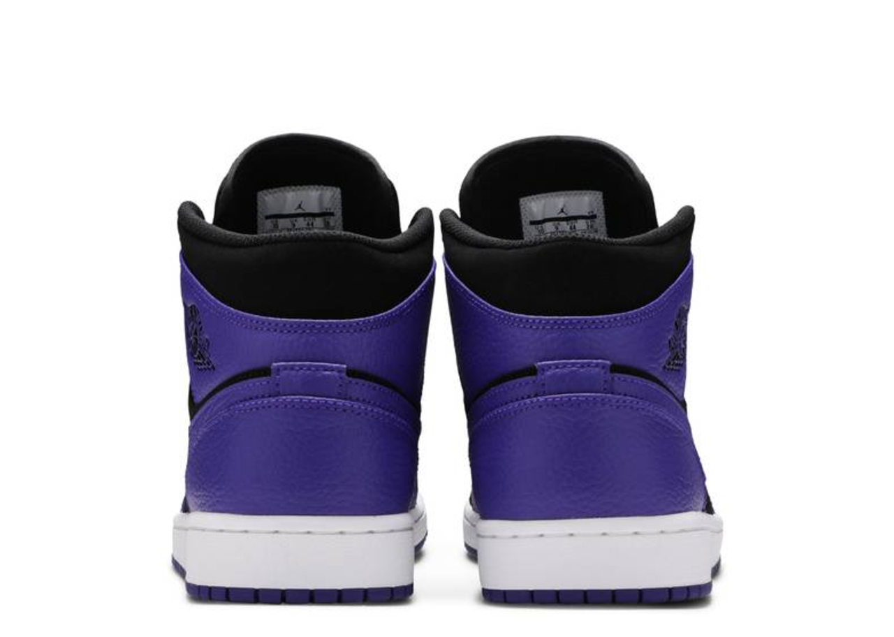 Air Jordan 1 Mid Black Dark Concord - photo 3