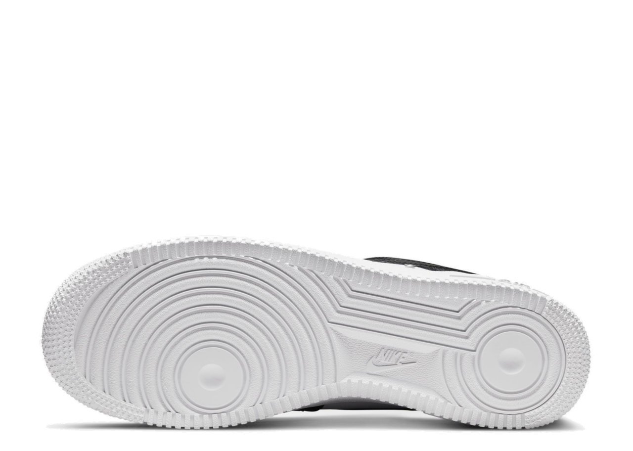 Nike Air Force 1 '07 PRM Silver Chain Black - photo 4