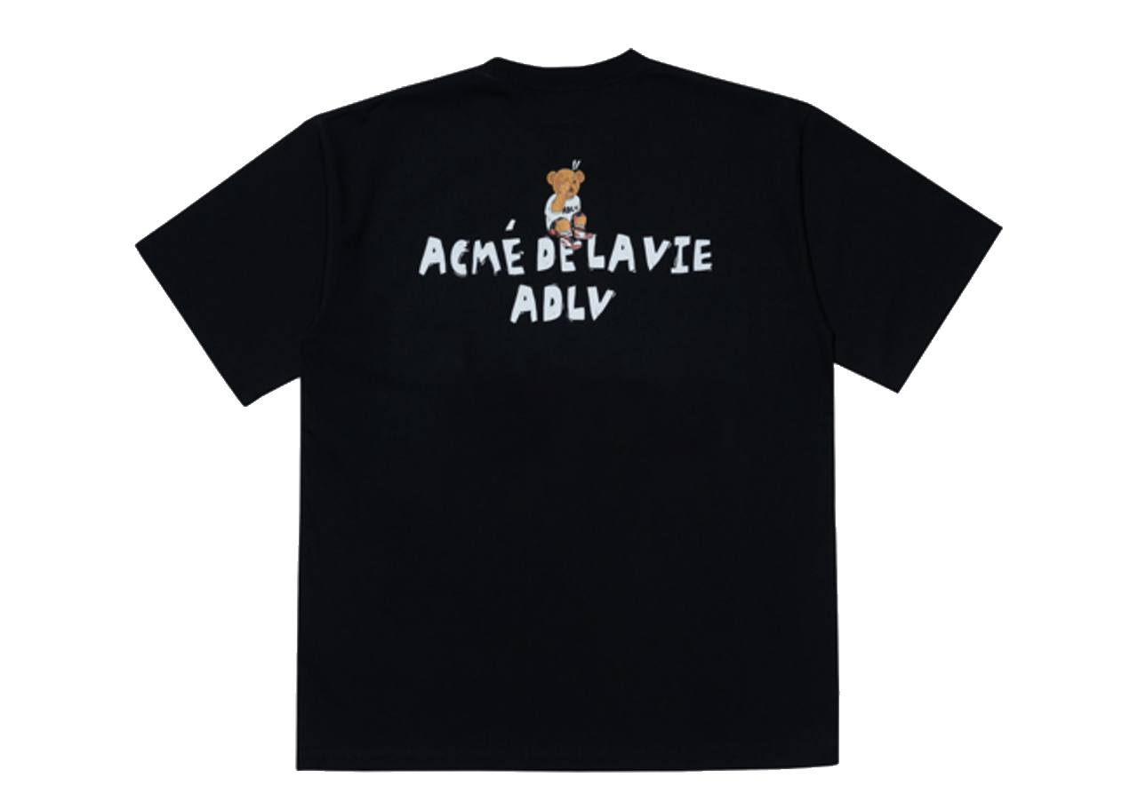 Acme De La Vie Check Pants Bear T-shirt Black - photo 2