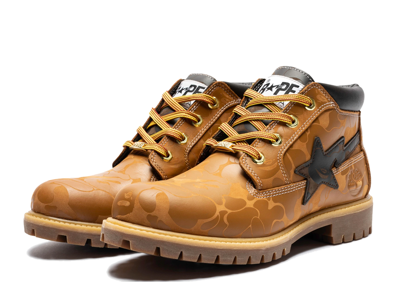 Timberland x BAPE Premium Chukka Boot Yellow - photo 2