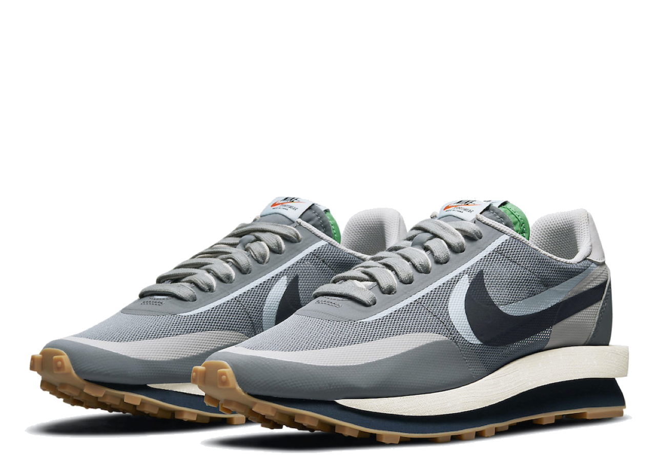 Nike LD Waffle sacai CLOT Kiss of Death 2 Cool Grey - photo 2