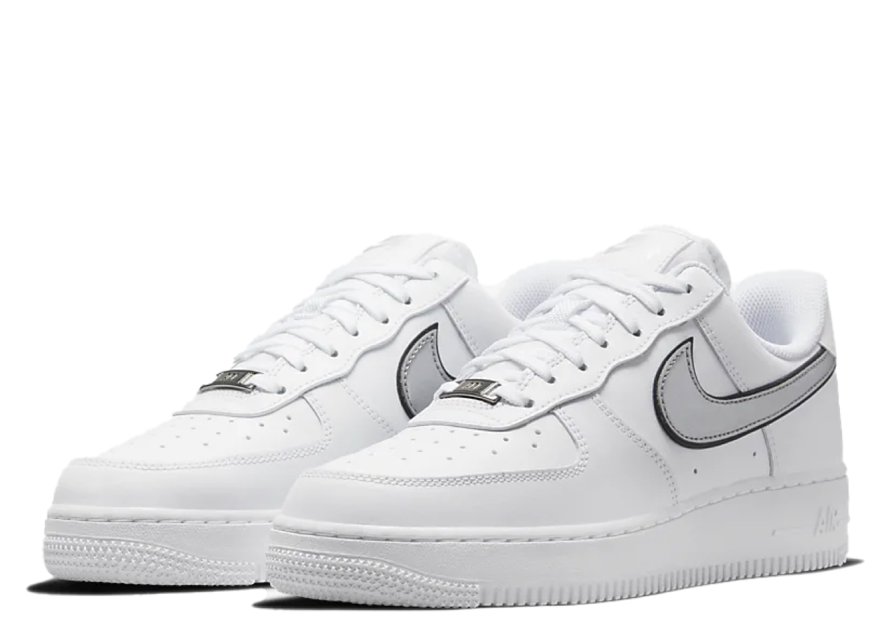 Nike Air Force 1 '07 Essential White Metallic Silver (Women's) - photo 2