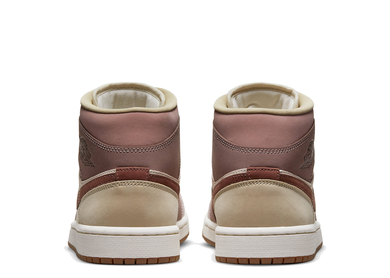 Air Jordan 1 Mid SE Dark Pony Smoky Mauve (Women's) - photo 3