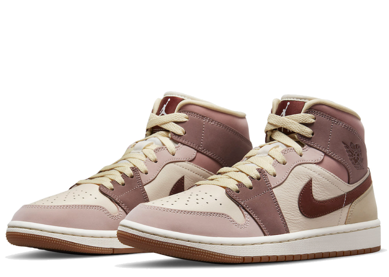 Air Jordan 1 Mid SE Dark Pony Smoky Mauve (Women's) - photo 2