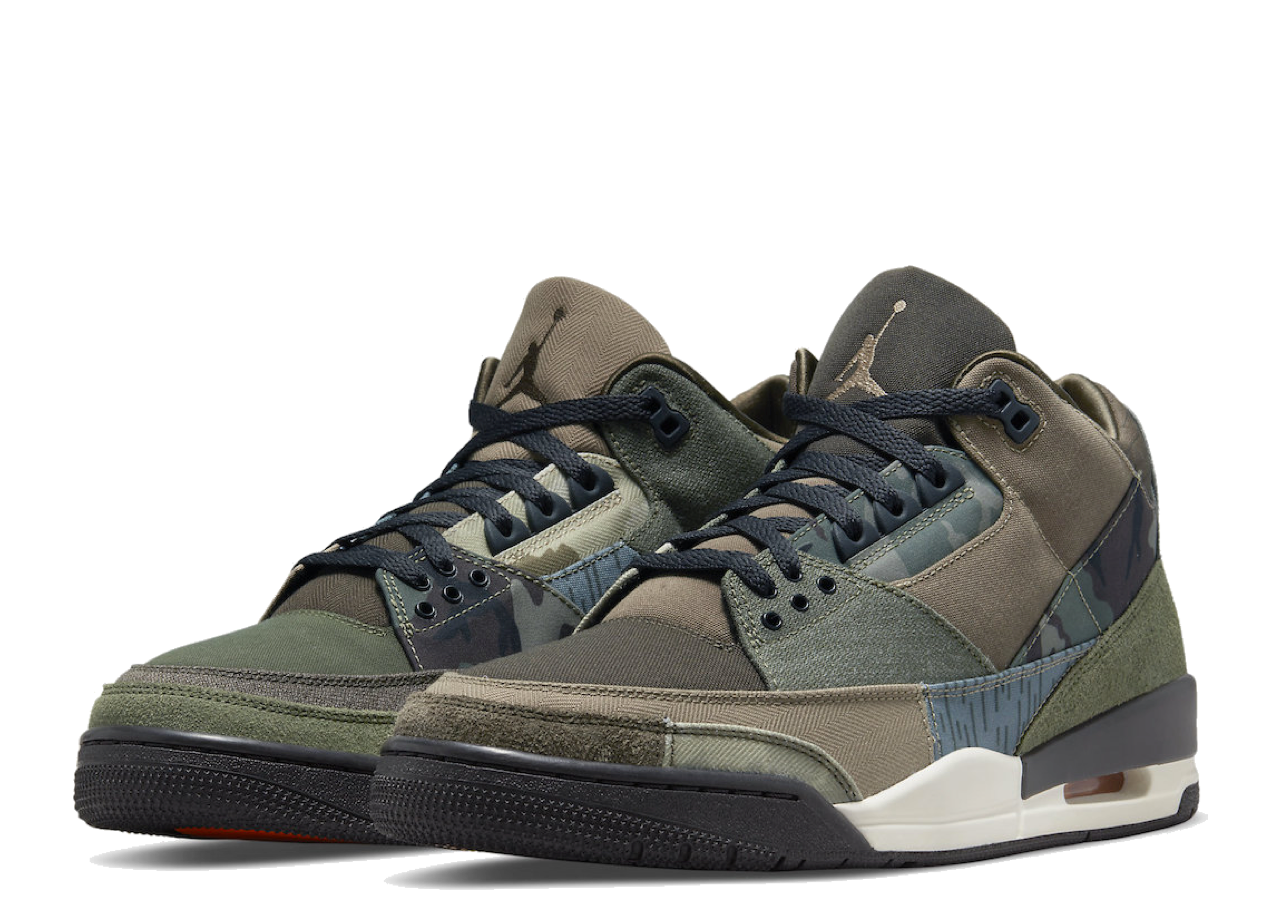 Air Jordan 3 Retro Patchwork Camo - photo 2