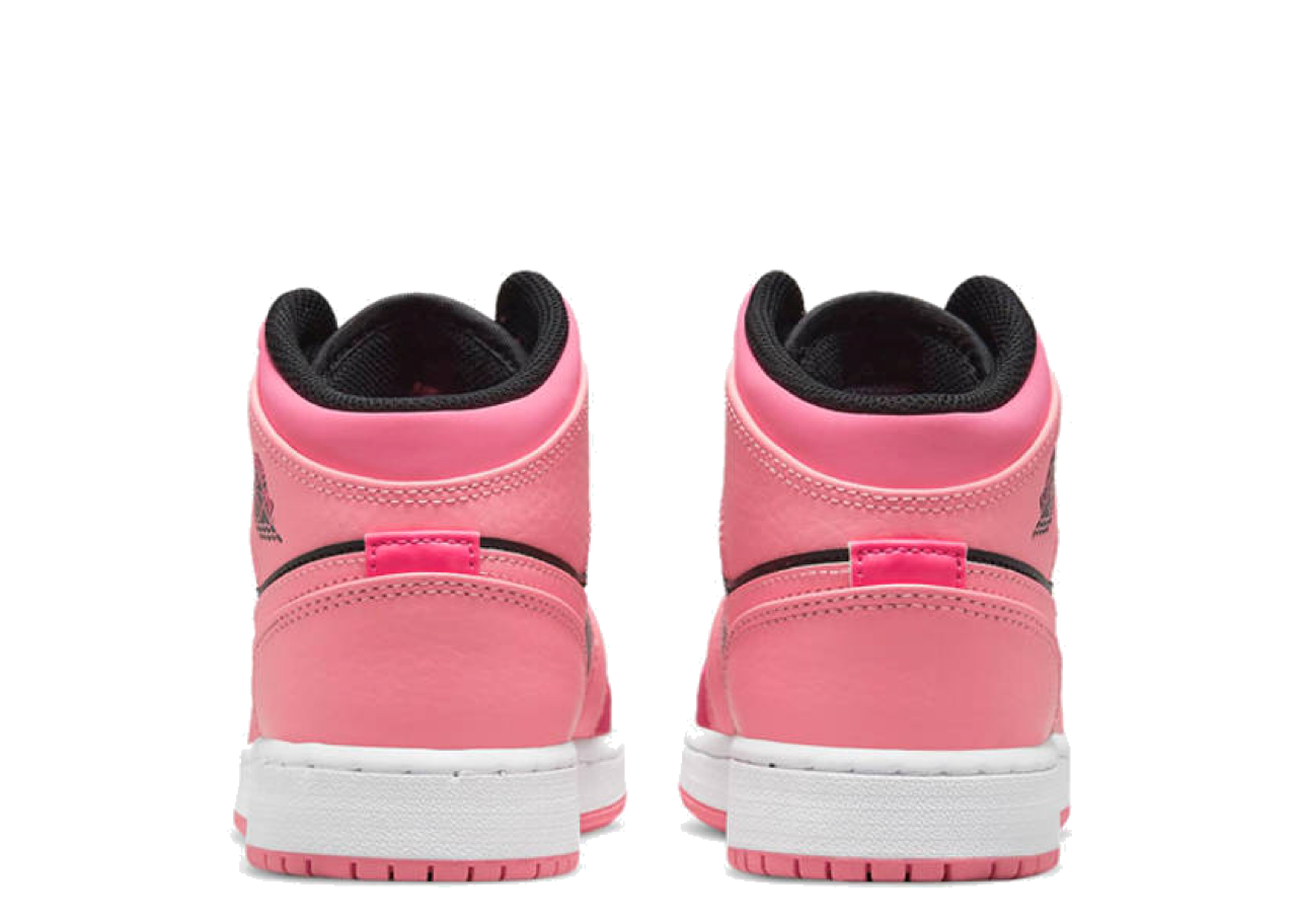 Air Jordan 1 Mid Coral Chalk (Grade School) - photo 3