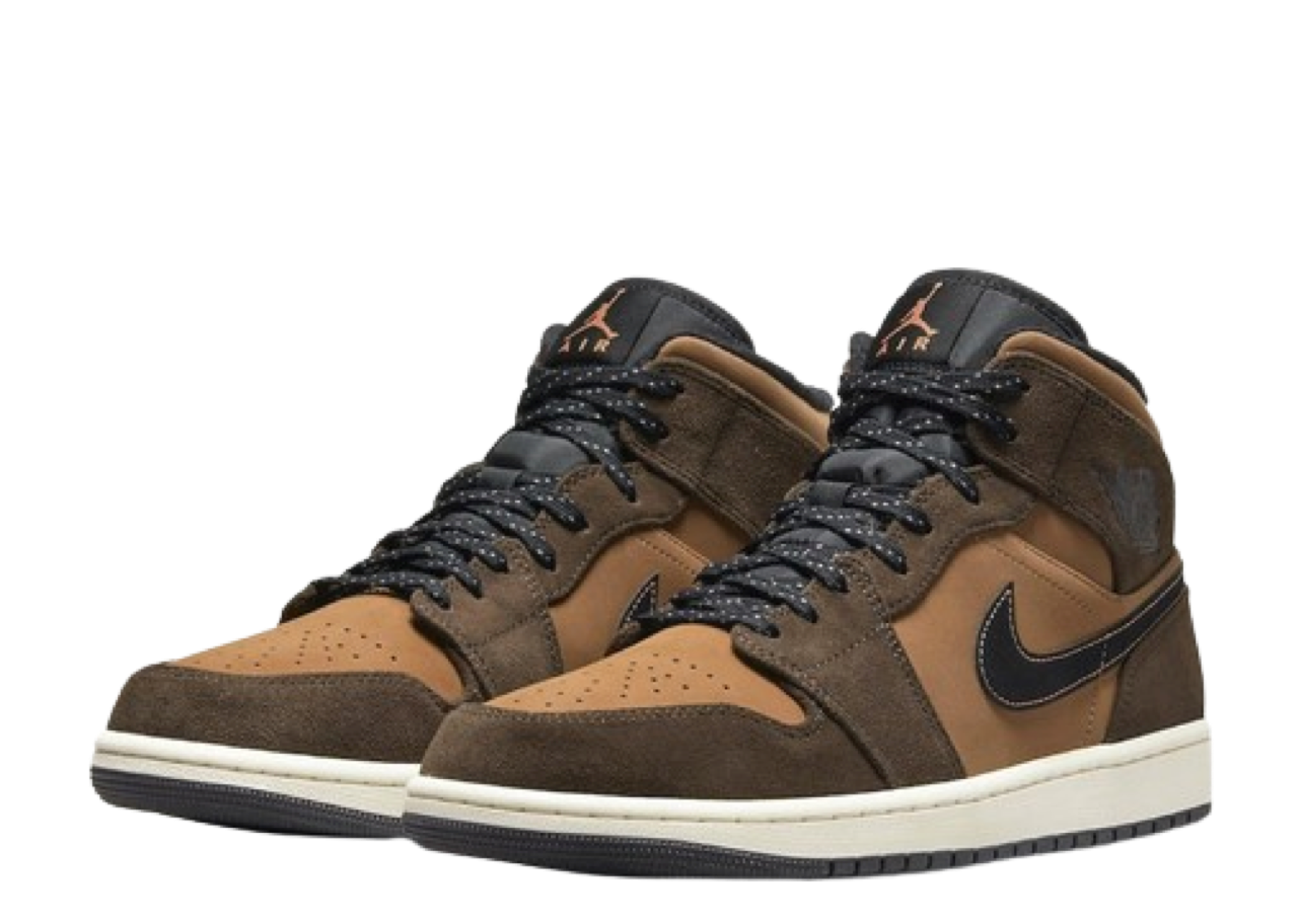 Air Jordan 1 Mid SE Dark Chocolate - photo 2