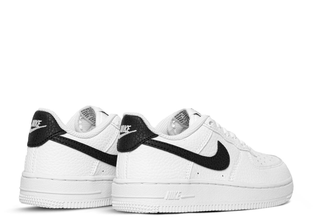 Nike Air Force 1 White Black (Pre-School) - photo 3