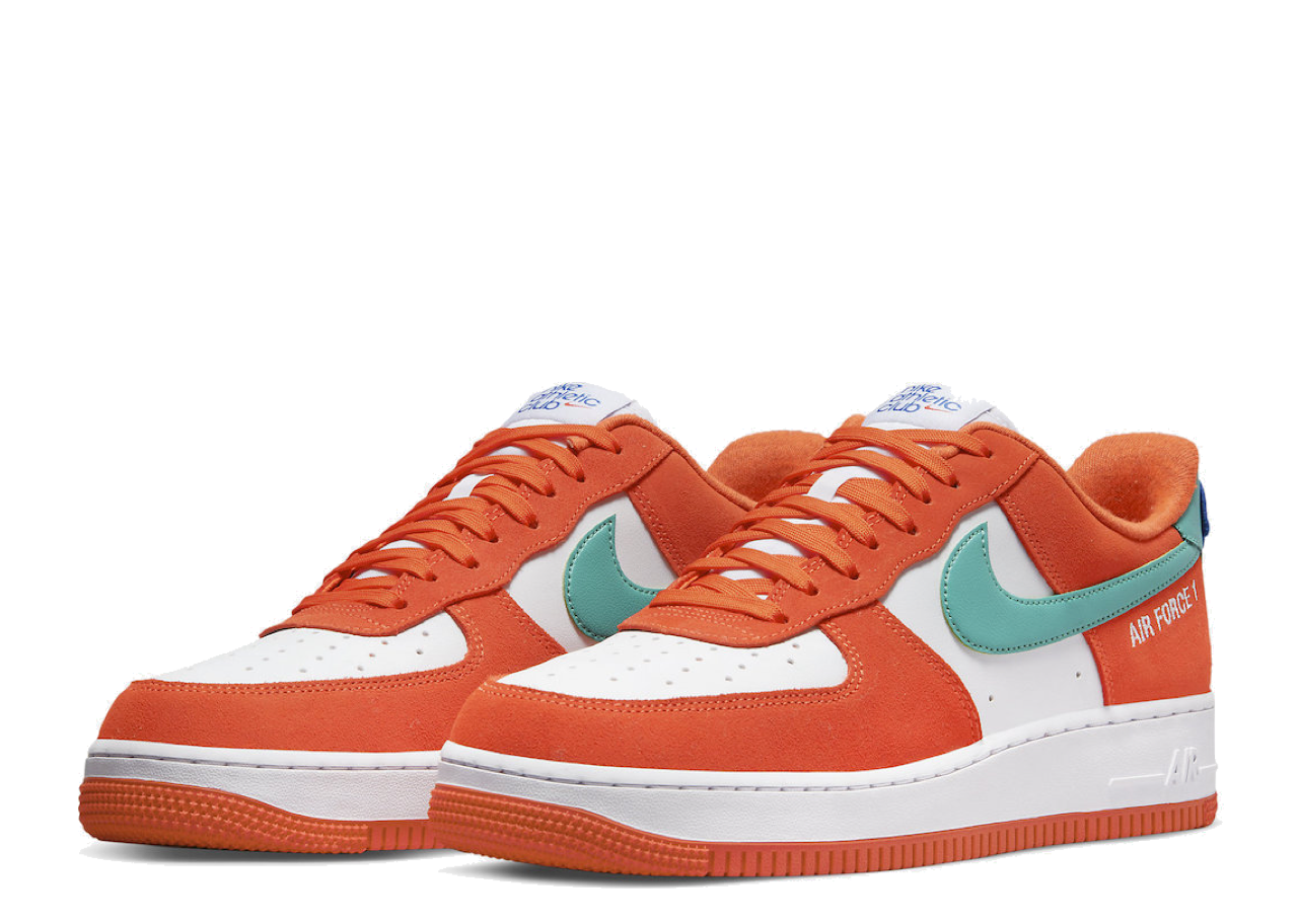 Nike Air Force 1 Low Athletic Club White Orange - photo 2