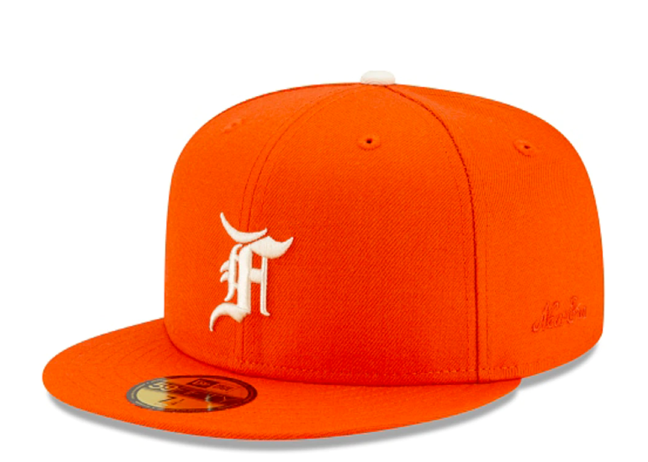 Fear of God Essentials New Era 59Fifty Fitted Hat Orange - photo 2
