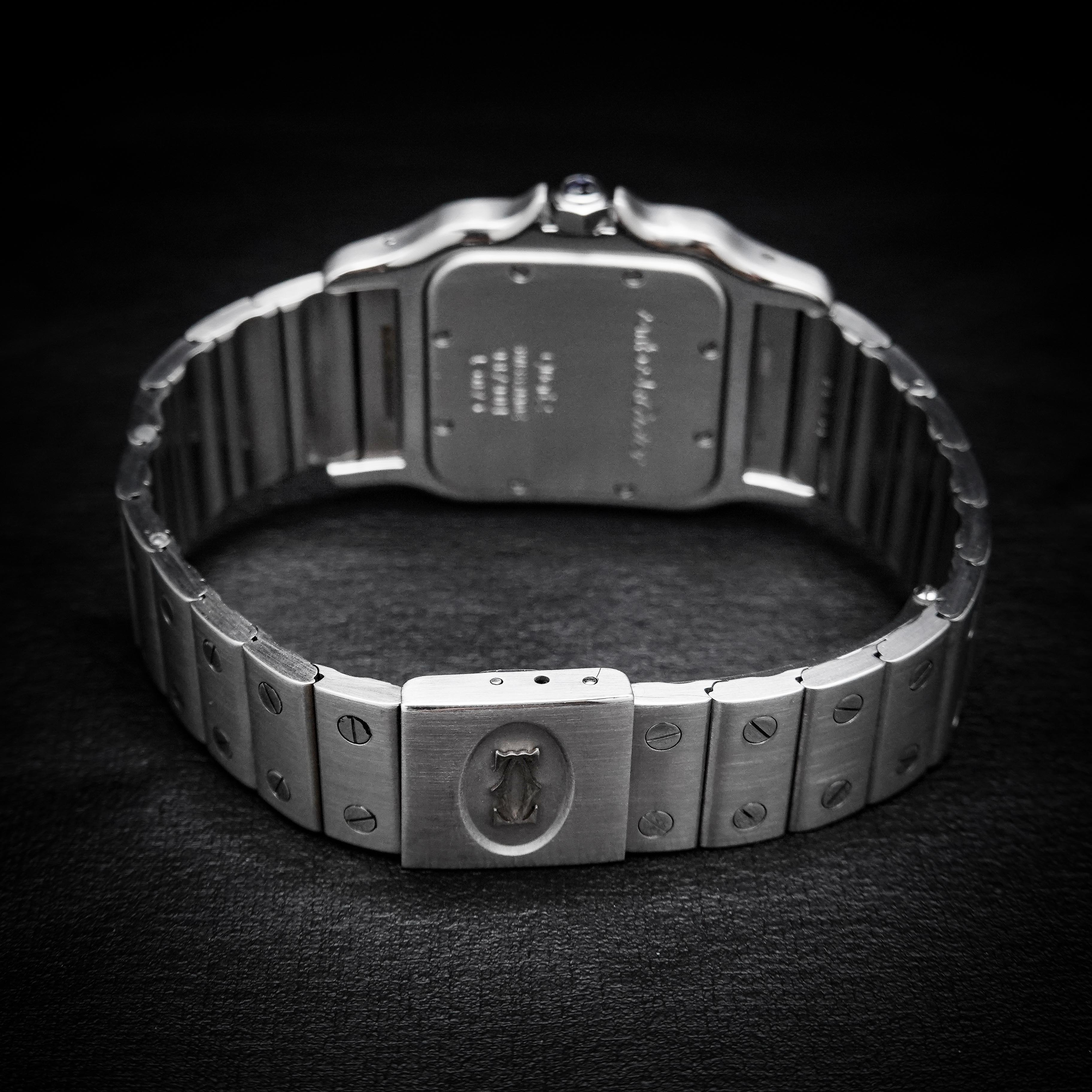 Cartier Santos Galbee Large Quartz Arise Dial Ref: W20025D - photo 5
