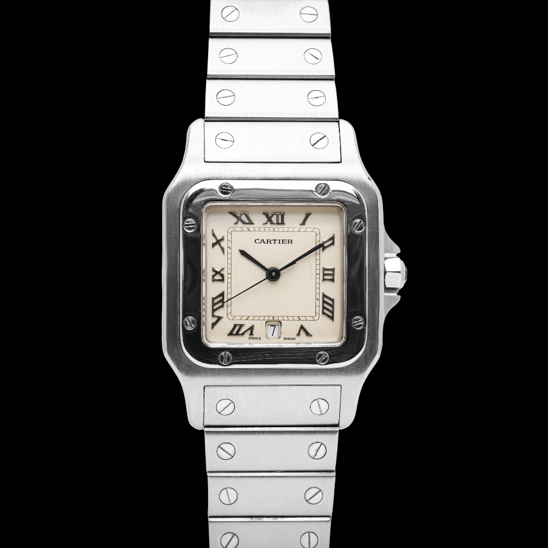 Cartier Santos Galbee Large Quartz Arise Dial Ref: W20025D - photo 2