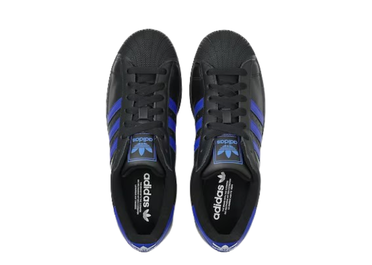 Adidas Superstar II Core Black Semi Lucid Blue Cloud White - photo 2