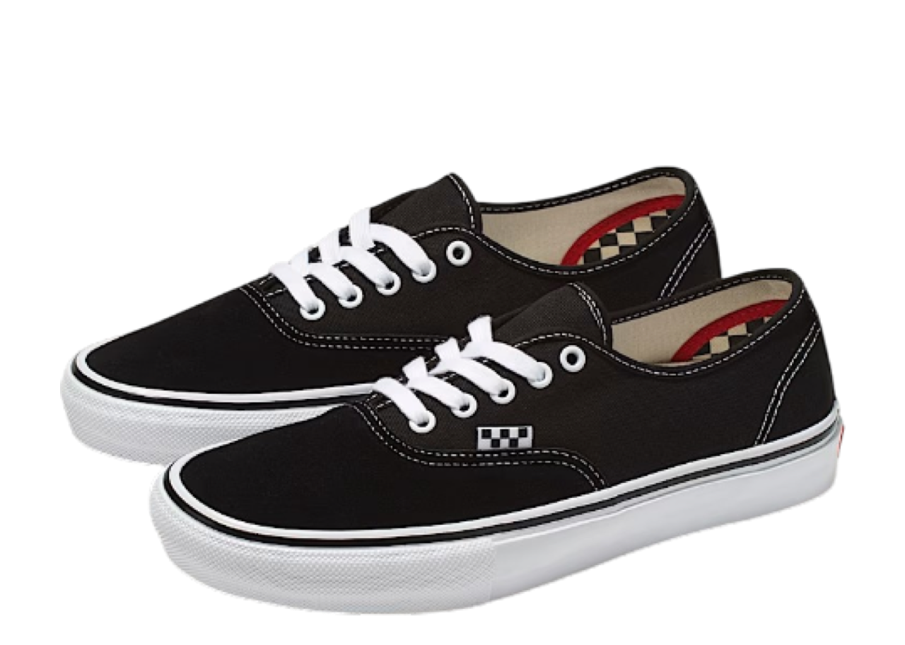 Vans Skate Authentic Black White - photo 2
