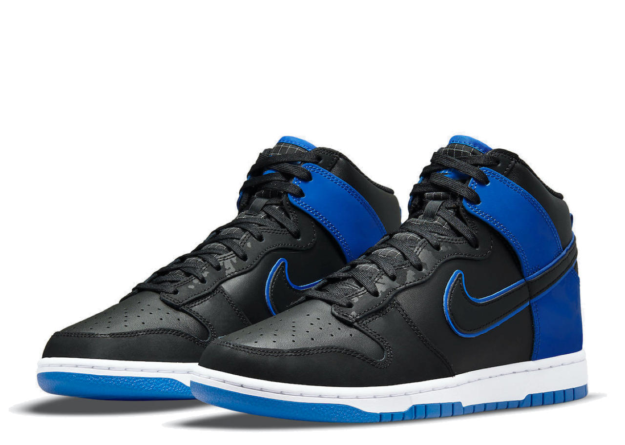 Nike Dunk High SE Camo Black Royal - photo 2
