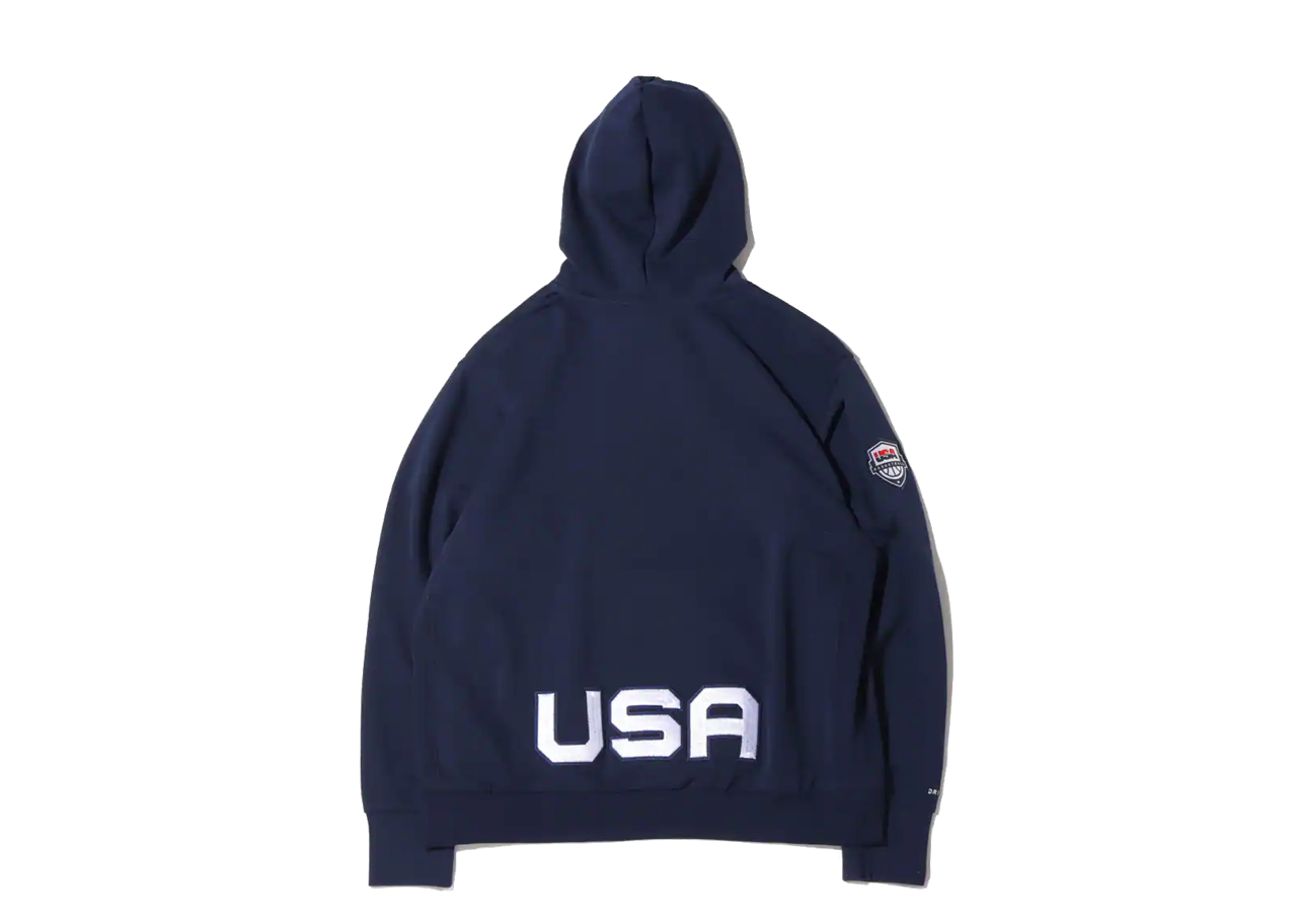 Nike Basketball Pullover Hoodie Team USA Standard Issue Navy - photo 2