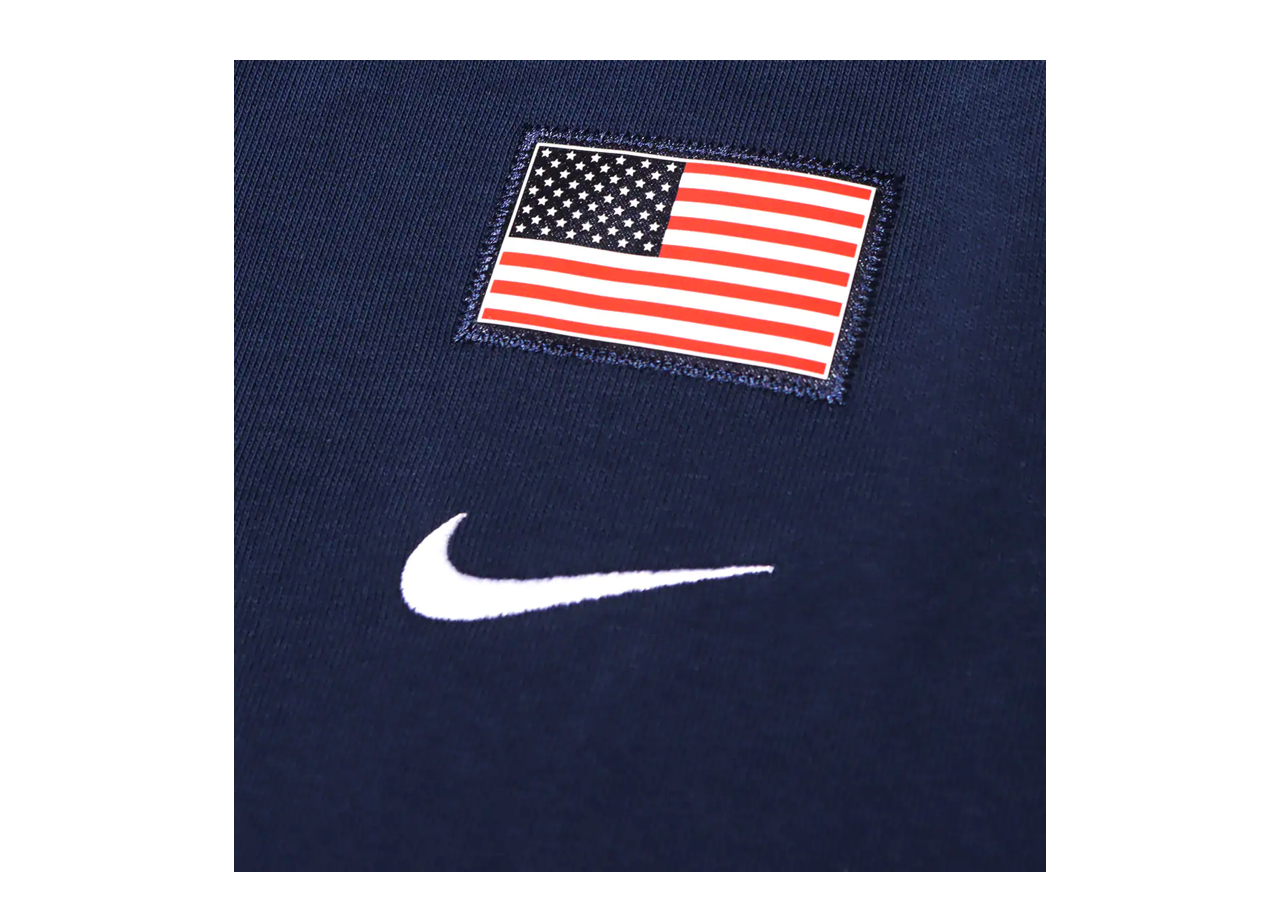 Nike Basketball Pullover Hoodie Team USA Standard Issue Navy - photo 4