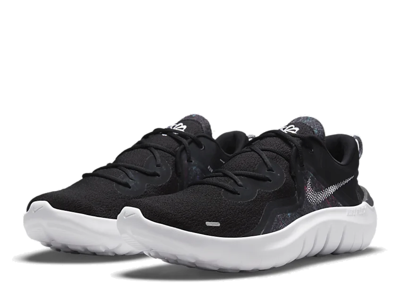Nike Flex Run 2021 Black White - photo 2