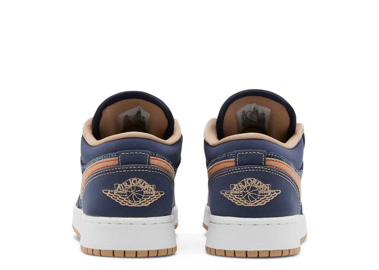 Air Jordan 1 Low SE Denim (Grade School) - photo 3